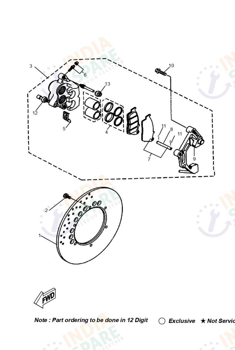 FRONT BRAKE CALIPER